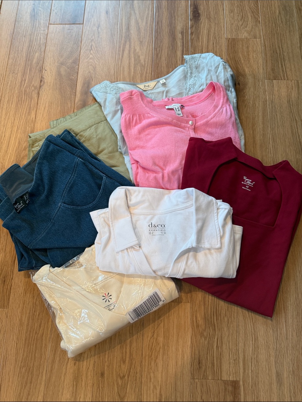 Isaac Mizrahi and other brands  Mystery combo. 7 items total  size XL